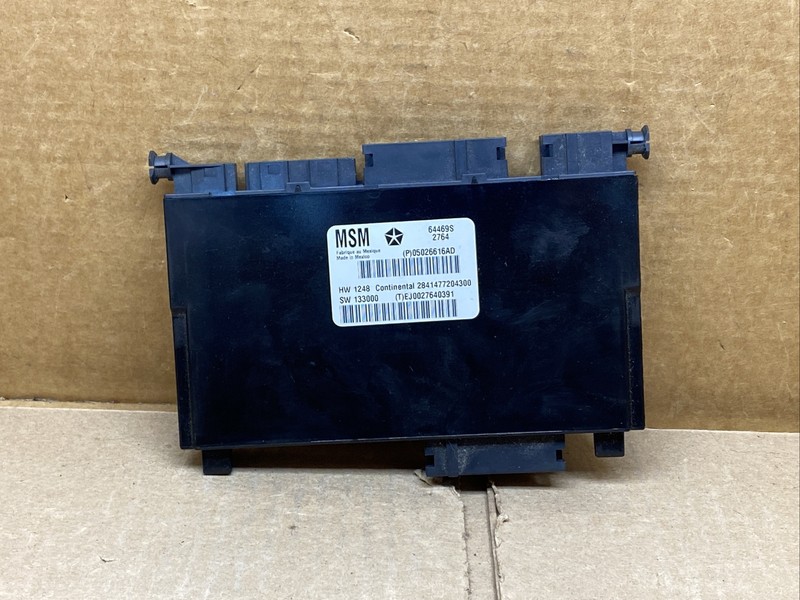 14-15 Durango Grand Cherokee Front Driver Seat Memory Control Module 05026616AD