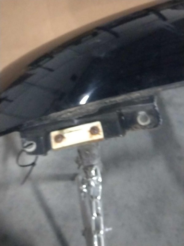 2006 Hyundai Santa Fe Left Fender Black - Used, 145K Miles, OEM Part 180299