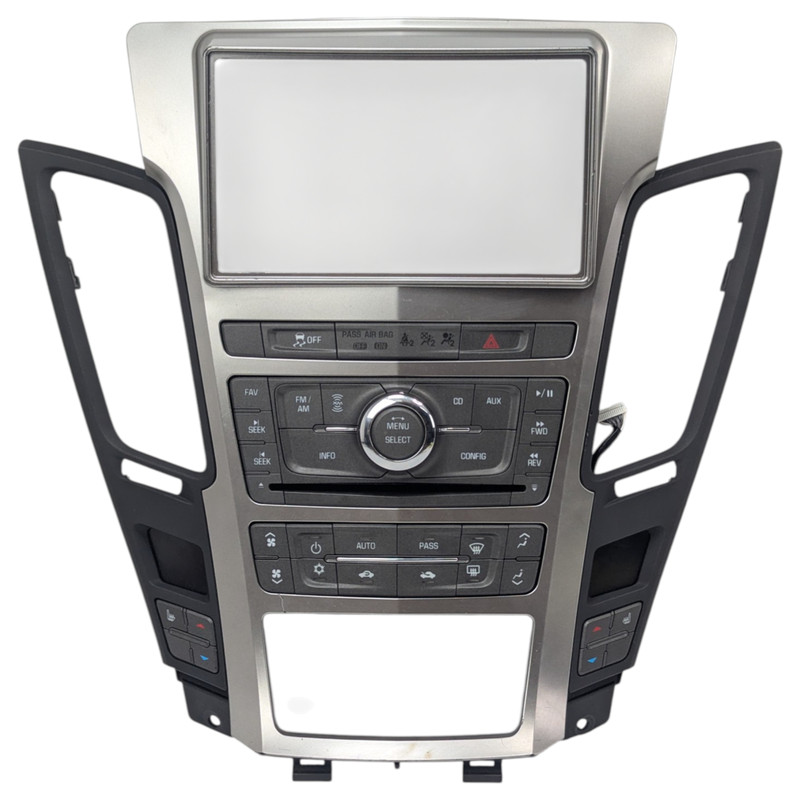 2009-2014 Cadillac CTS Center Dash Radio Climate Control Bezel Display Clock OEM
