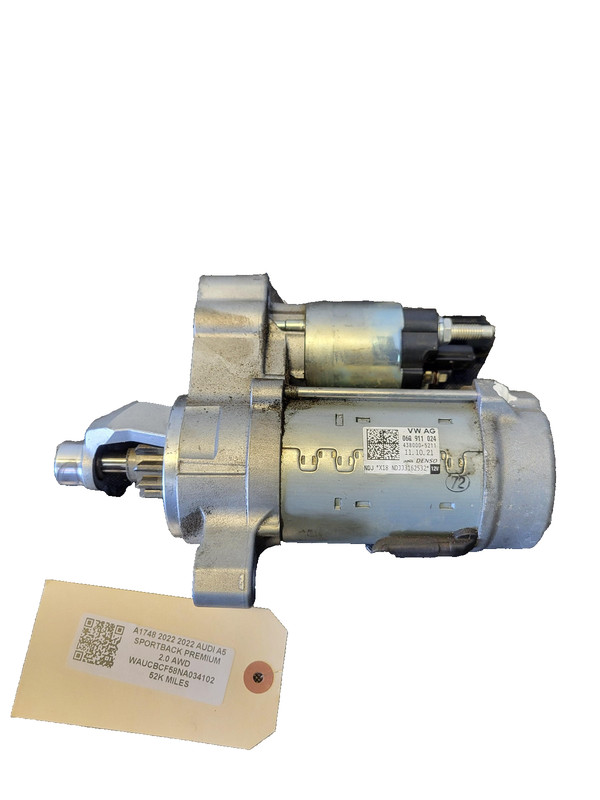 Used Oem Audi Starter Motor for 2021-2025 A5 Sportback 2.0L AWD
