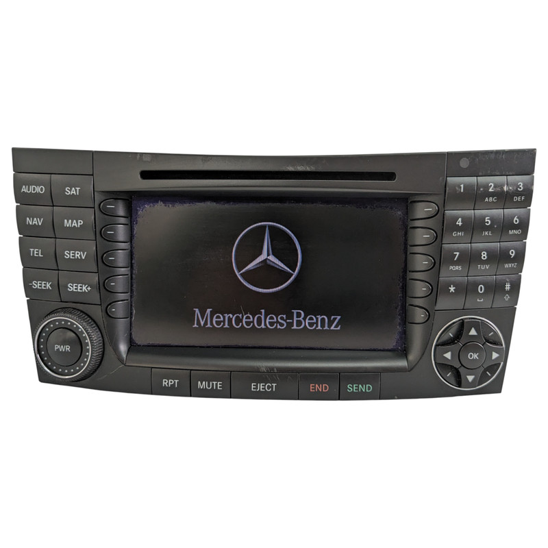 2003-2008 Mercedes W211 E500 E350 Command Head Navigation Radio CD Player OEM