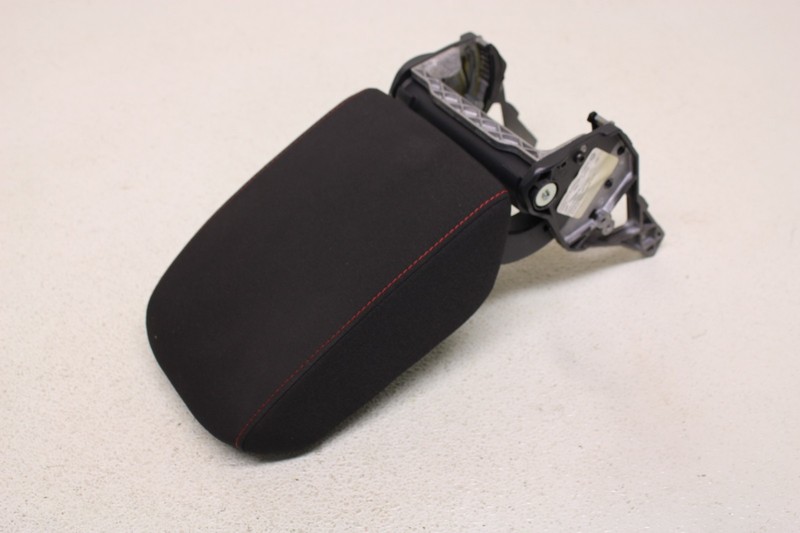 MK7 VW GTI Cloth Arm Rest Armrest Red Stitched Genuine Oem 2015-2021