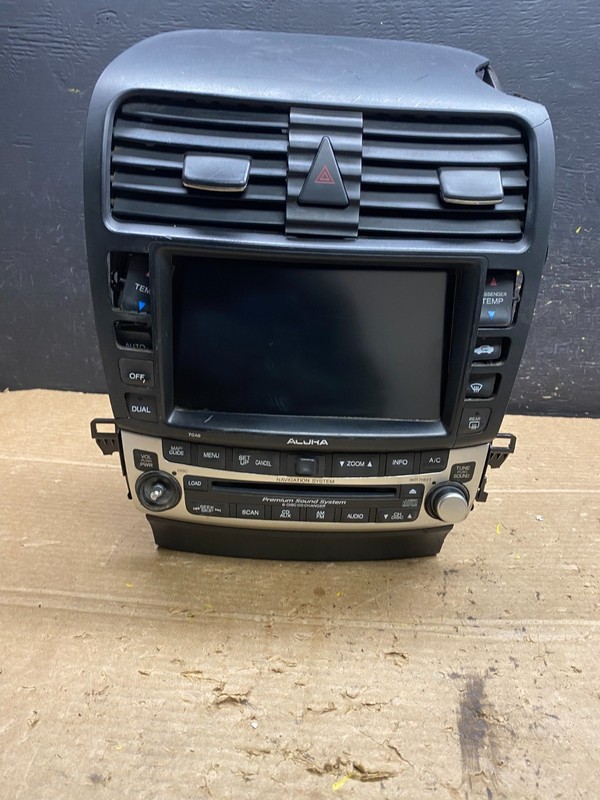 2006 2008 Acura TL Screen Display Navigation Radio Climate Control OEM W9760 DG