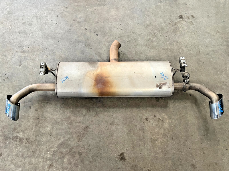 ⭐2011-2014 BMW X6 E71 3.0L AWD REAR EXHAUST MUFFLER SILENCER TAIL PIPE LOT2649