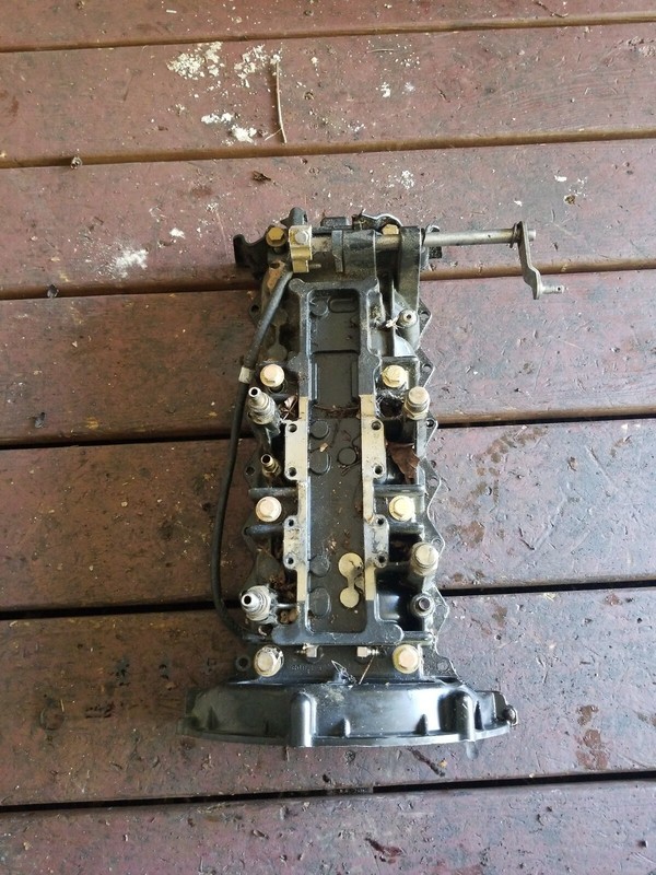 Ev, CRANKCASE (Top or Small part)C# 344809 1996 Evinrude150hp Ficht