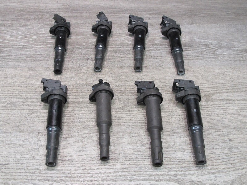 2010-2014 BMW E71 X6M S63 ENGINE IGNITION COIL SET OF 8