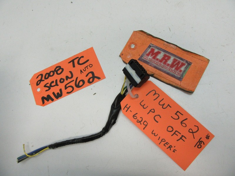 06 07 08 09 SCION TC WIRE PLUG CONNECTOR WINDSHIELD WIPER SWITCH COLUMN