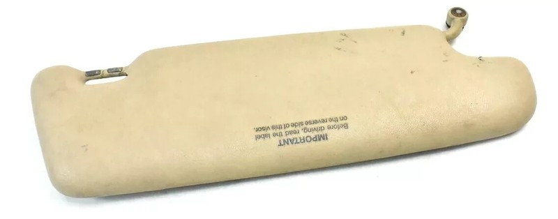 90-02 Mercedes R129 SL500 300SL SL320 Left Driver Sun Visor Sunvisor Beige OEM