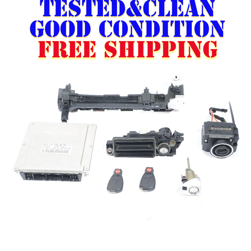 2003 - 2006 MERCEDES E500 W211 4Matic IGNITION SET KEY LOCK MODULE OEM
