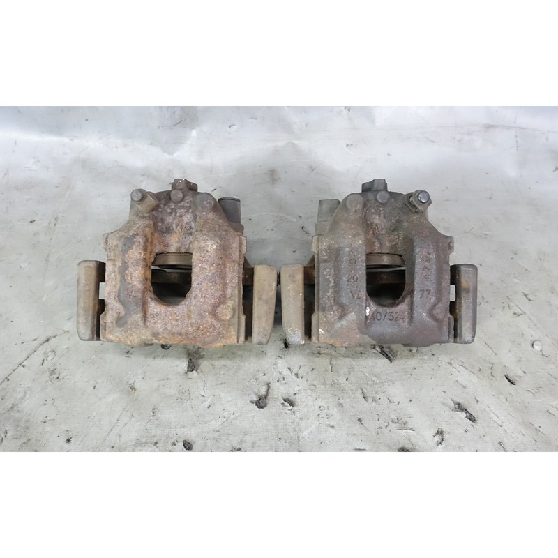 1995-2001 BMW E38 740i 740iL Factory Rear Brake Caliper Pair w Brackets OEM