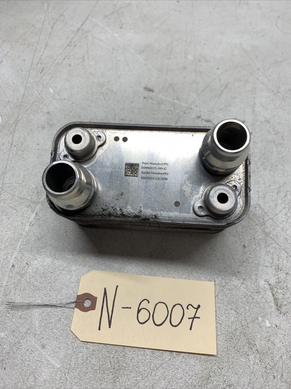 2020-2022 TESLA MODEL Y REAR MOTOR OIL COOLER HEAT EXCHANGER 6007 B88