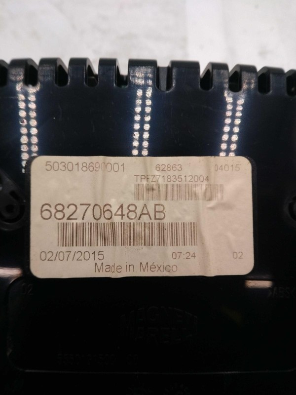 2016 Dodge Dart Speedometer Gauge OEM Silver 136K Miles 68270648AA/AB