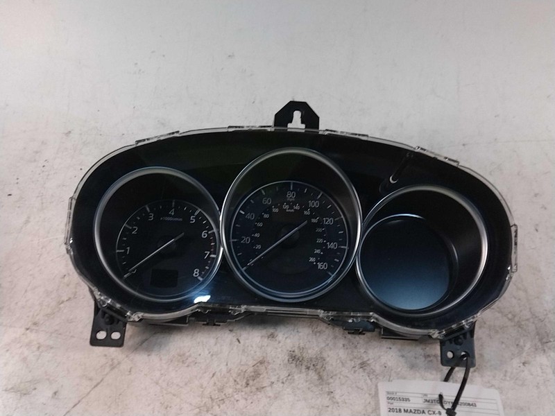 2018 MAZDA CX-9 Speedometer Gauge OEM White TM5555430A Used Minor Scratches