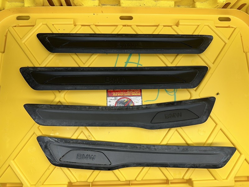 2012-2019 BMW F30 3 Series Front / Rear Door Sill Trim Scuff Cover Plate Set OEM