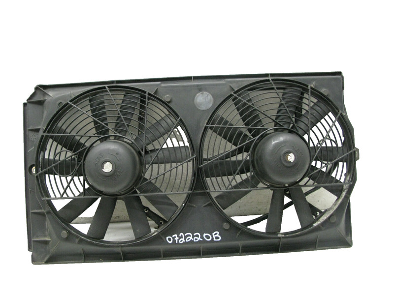 90-02 Mercedes R129 SL500 SL320 A/C Condenser Radiator Cooling Fan Shroud Motor