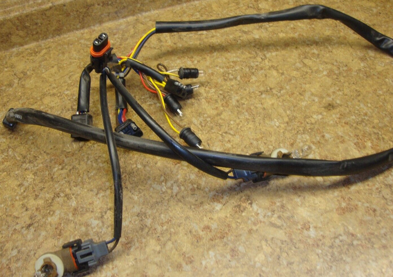 2002 Arctic Cat Mountain 600 Snowmobile Headlight Gauge Wire Harness Wiring Loom