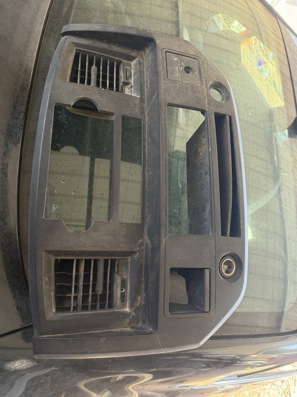 2006-2008 Dodge Ram 1500 2500 3500 Radio Bezel Center Dash Trim Gray OEM
