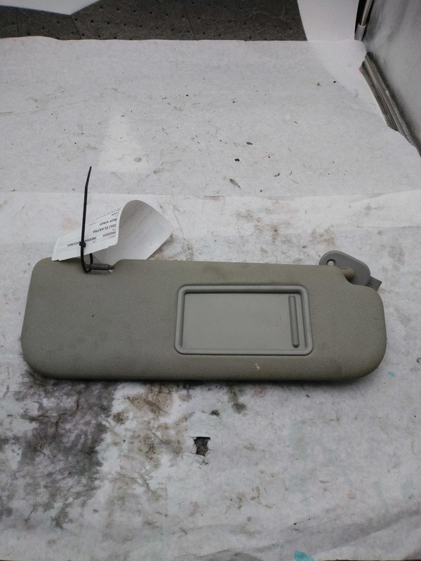 2012 Hyundai Elantra Grey Sun Visor OEM Used 244850 145K Miles
