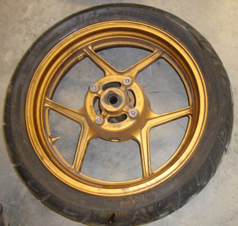 2007 Kawasaki Ninja EX 650 EX650 A EX650A Rear Rim Wheel Tire 160/60-17 Back #43