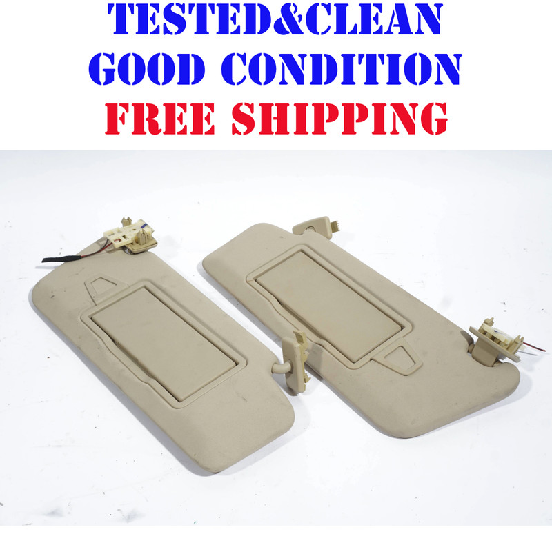 2008 - 14 MERCEDES C300 SUN VISOR LEFT & RIGHT SET OEM