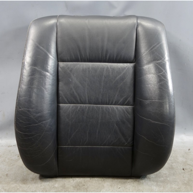 1988-1992 BMW E32 7-Series Front Seat Backrest Cushion Black Leather OEM