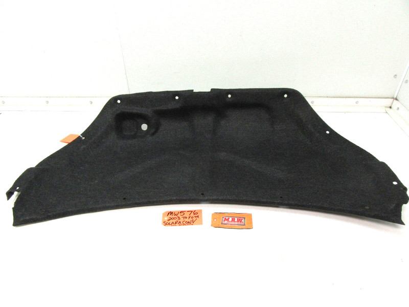 TRUNK REAR LINER CARPET TRIM CAP COVER UNDER LATCH LOCK SOLARA CONVERTIBLE COUPE