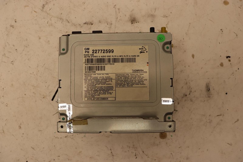 2008-2014 CADILLAC CTS COUPE AM FM CD RAIDO PLAYER RECEIVER UNIT OEM