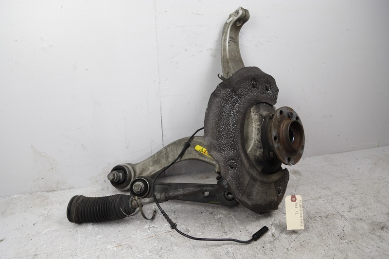 11-16 BMW F10 AWD FRONT DRIVER SPINDLE KNUCKLE WHEEL HUB BEARING W/ ARMS PINION