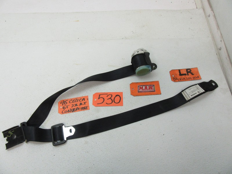 fits 94-99 CELICA CONVERTIBLE LEFT DRIVER SIDE BACK REAR SEAT BELT SHOULDER CAR