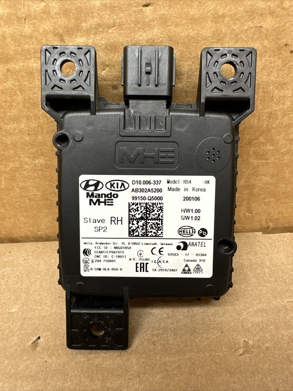 2021-2023 Kia Seltos Blind Spot Detection Module Right Rear Bumper 99150-Q5000