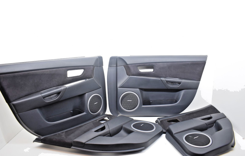 2008 Mazdaspeed 3 Hatchback Interior Door Card Panel Trim Set OEM KW94