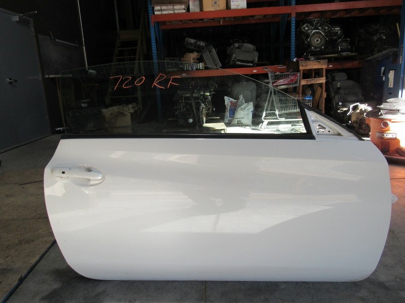 13-16 HYUNDAI GENESIS COUPE RIGHT PASSENGER FRONT DOOR ELECTRIC WINDOW WHITE AF