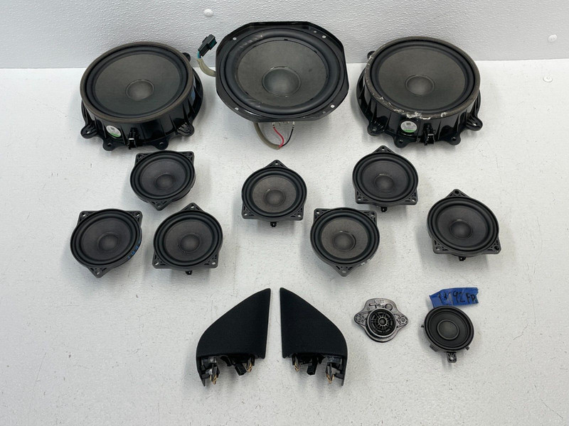 2017-2020 Tesla Model 3 Audio Sound Subwoofer Door Tweeter Speaker Set 1493 OEM