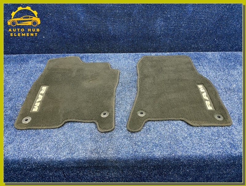2019-2024 Ram 1500 OEM Floor Mats Carpet Set Front Rear Crew Cab Black 3Pc