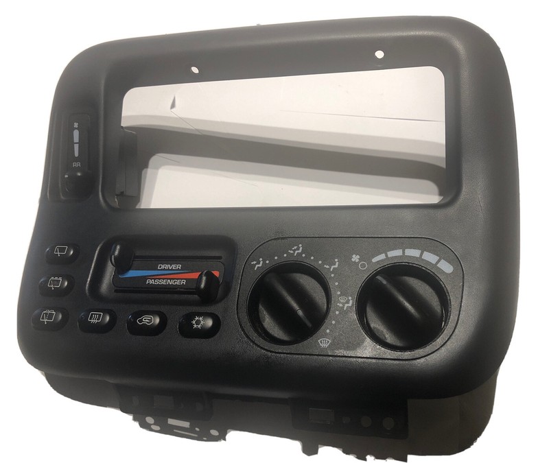 99 00 2000DODGE CARAVAN CHRYSLER TOWN COUNTRY RADIO DASH BEZELHEATER CONTROL