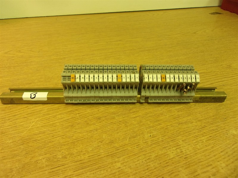 Kema Keur VDE0611 750V/2.5mm Contact Rail 30-Blocks "B" *FREE SHIPPING*
