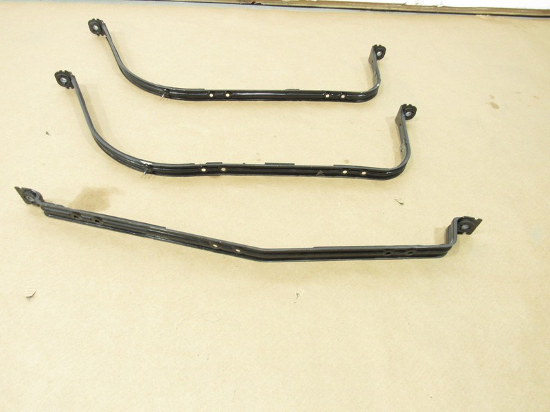 14-17 Mercedes S550 W222 2015 Fuel Gas Tank Support Strap Bracket Set 3 PCS ;:O