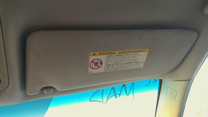 Sun Visor TOYOTA CAMRY Right 02 03 04 05 06
