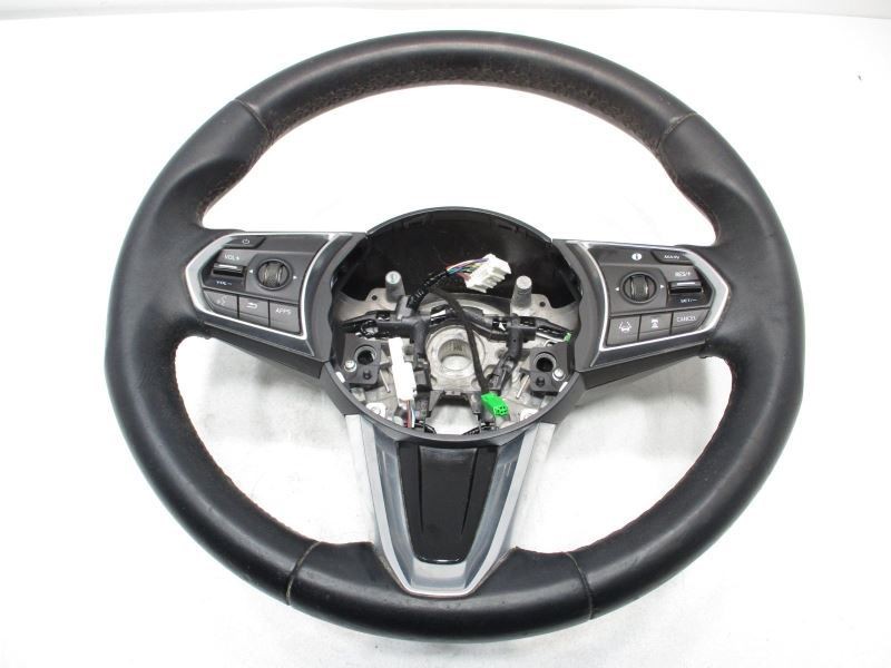 19 ACURA MDX STEERING WHEEL BLACK LEATHER W/CONTR W/SHIFT PADDLES 34K BASE 40140