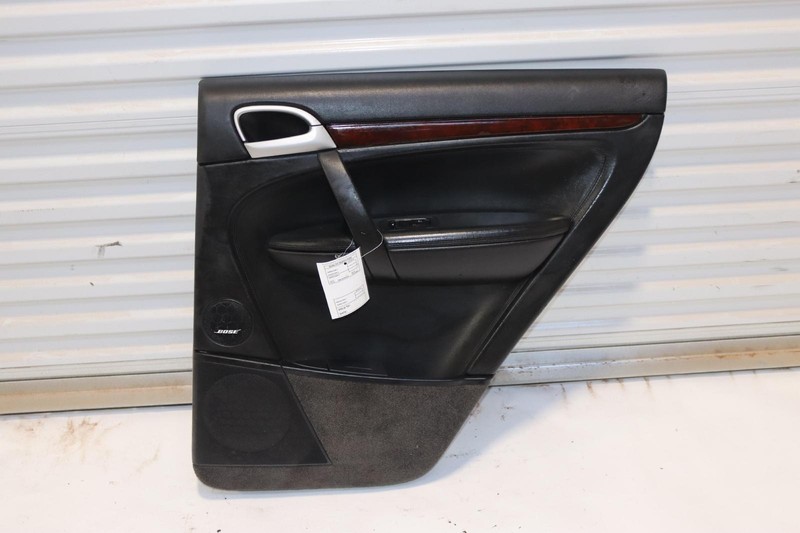 2003-2006 PORSCHE CAYENNE REAR RIGHT SIDE DOOR PANEL TRIM COVER BLACK OEM