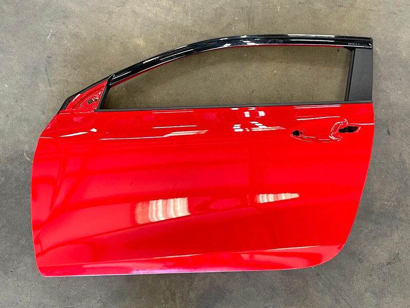 ⭐2019-2022 HYUNDAI VELOSTER N LEFT DRIVER SIDE DOOR SHELL PANEL RED OEM LOT2405