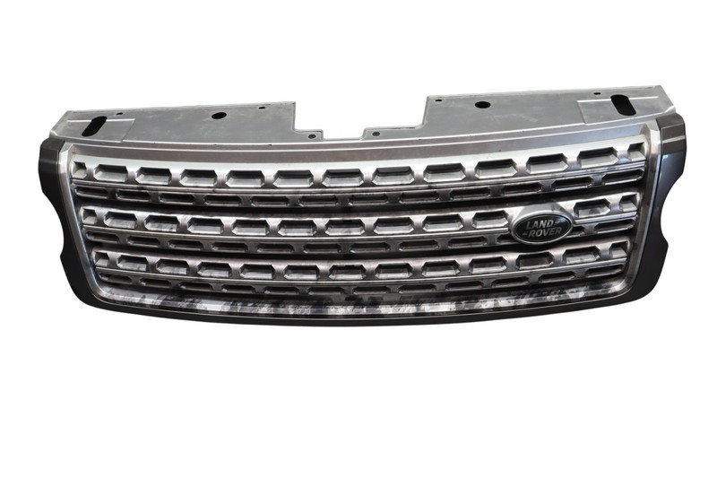 13-18 Land Rover Range Rover Front Bumper Grille Upper Grill Silver Oem