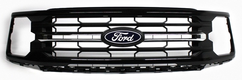 OEM Grille For Ford F150 XLT RL34-8200-CC5KBX Black surround with chrome bar