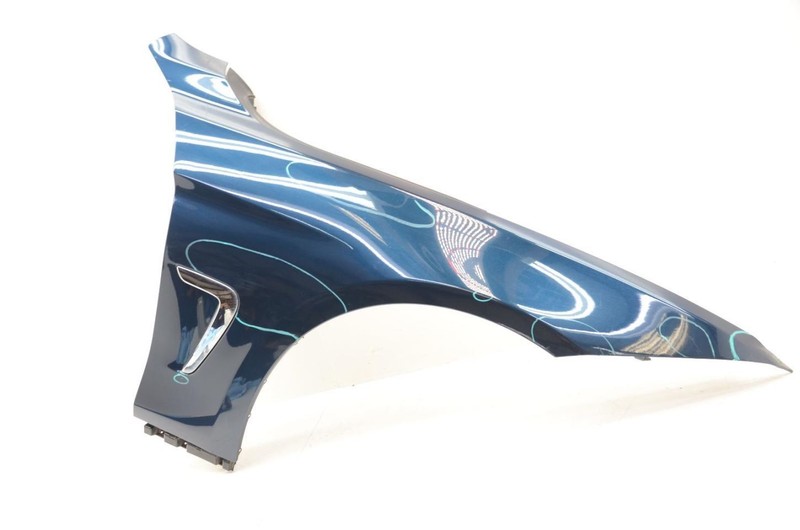 2014-2016 BMW 435i Convertible 3.0L Blue Passenger Right Front Fender Assembly