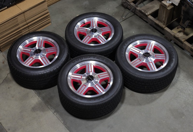 1991-1992 Camaro Z28 Style 16x8 Red Wheels Rims w/Center Caps 14k Original Miles