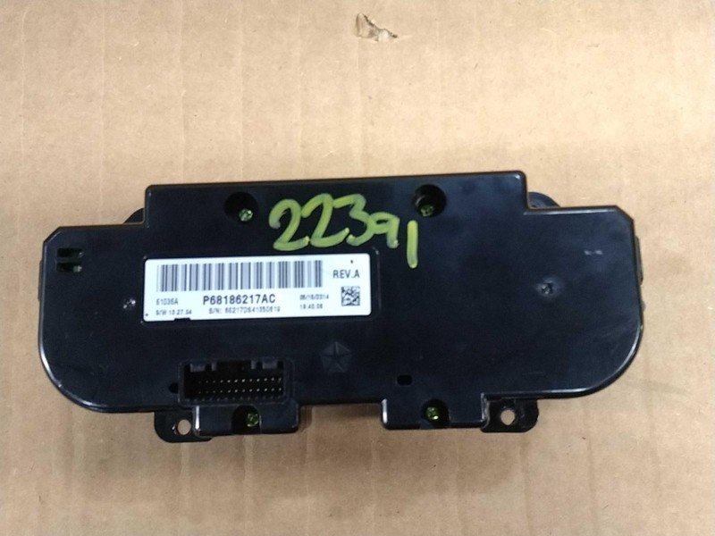 2014 RAM DODGE 1500 A/C Selector Switch OEM 68186218AD 181K Mileage Red