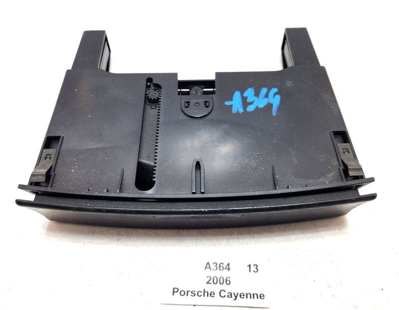 ✅ 03-10 OEM Porsche Cayenne 955 957 Rear Center Console Dual Cup Holder Black