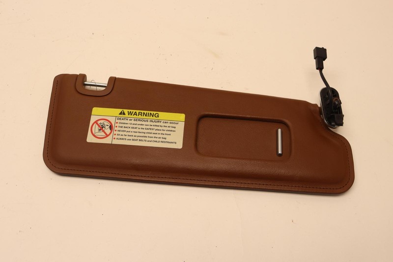 2006-2012 BENTLEY CONTINENTAL FLYING SPUR RIGHT SIDE SUN VISOR SHADE LEATHER OEM