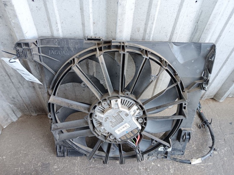 10-19 Jaguar X351 XJ XF XKR Engine Motor Cooling Radiator Fan Assembly OEM