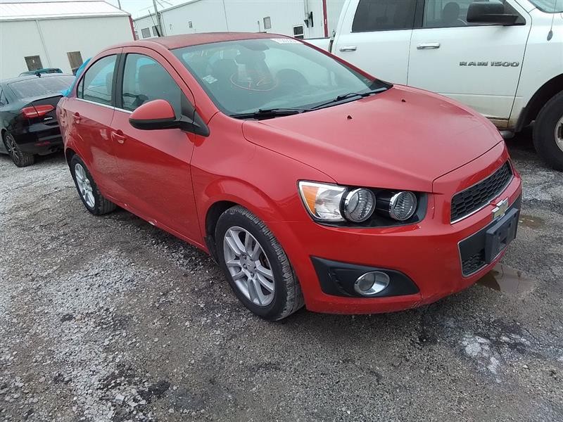 2012 Chevy Sonic Front Passenger Roof Curtain Air Bag Notchback Ntbk